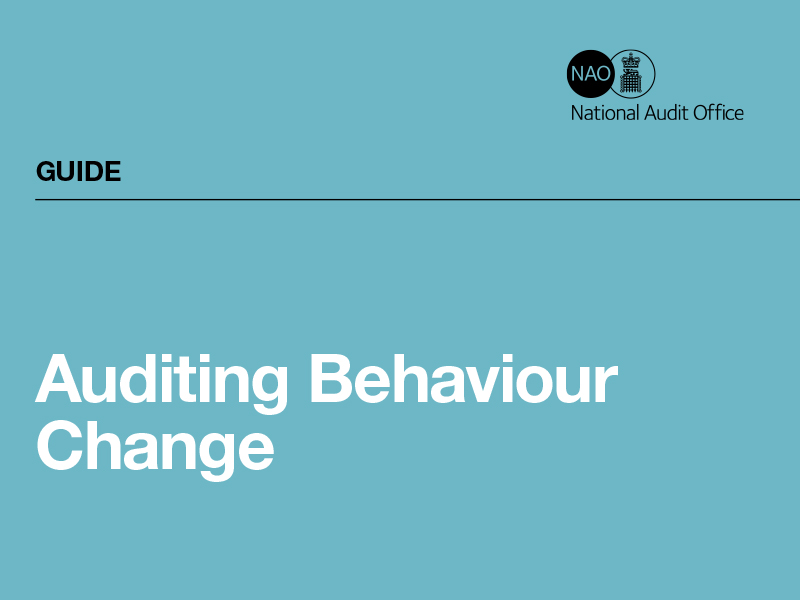 NSMC guide on auditing behaviour change in a Value For Money study ...