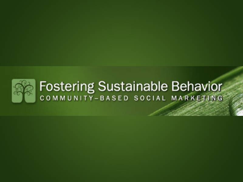 News -Fostering Sustainable Behavior Community Based Social Marketing (CBSM)