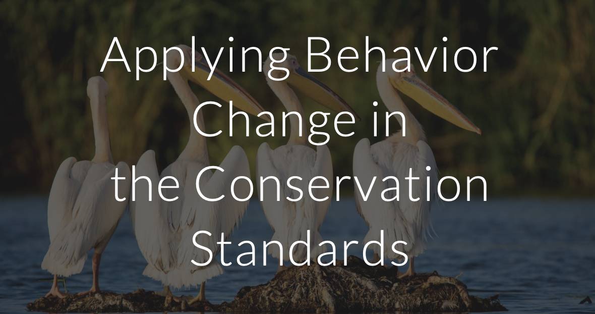 News -Applying Behaviour Change in the Conservation Standards