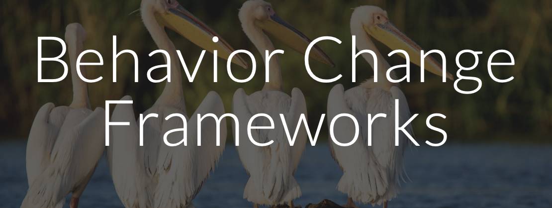 News -Behaviour Change Frameworks